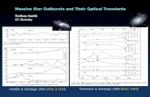 Massive Star Outbursts and Their Optical Transients Nathan Smith  UC Berkeley