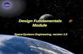 Design Fundamentals Module  Space Systems Engineering, version 1.0