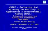 CHILE –  Evaluating And Improving The Ministry Of Agriculture’s Environmental Agenda (MAEA)