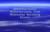 Nanostructural Architectures from Molecular Building Blocks