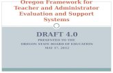Oregon Framework for Teacher and Administrator Evaluation and Support Systems
