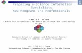 Preparing e-Science Information Specialists: New Programs and Professionals