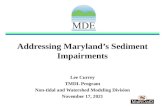 Addressing Maryland’s Sediment Impairments
