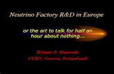 Neutrino Factory R&D in Europe