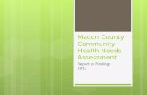 Macon County Community Health Needs Assessment