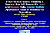 Math for Water Technology MTH 082 Lecture  Chapter 8&15-  Applied Math for Water Plant Operators