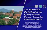 The AIRPACT-3 Photochemical Air Quality Forecast System:  Evaluation and Enhancements