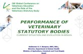 PERFORMANCE OF VETERINARY STATUTORY BODIES  CURRENT SITUATION AND EVOLUTION IN BRAZIL