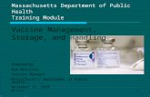 Massachusetts Department of Public Health Training Module