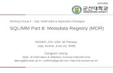 SQL/MM Part 8: Metadata Registry (MDR)