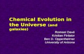 Chemical Evolution in the Universe  (and galaxies)