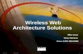Wireless Web Architecture Solutions