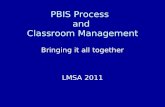 PBIS Process  and  Classroom Management