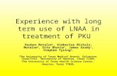 Experience with long term use of LNAA in treatment of PKU