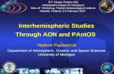 Interhemispheric Studies Through AON and PAntOS