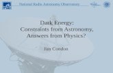 Dark Energy: Constraints from Astronomy, Answers from Physics?