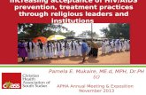 Pamela E. Mukaire,  ME.d , MPH, Dr.PH (c) APHA Annual Meeting & Exposition   November 2013