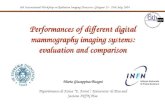 Performances of different digital mammography imaging systems: evaluation and comparison