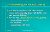 3.4 Streaming API for XML ( StAX )