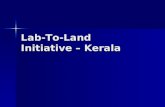 Lab-To-Land Initiative – Kerala
