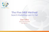 The Five Mill Method Search Marketing Lost it’s Tail