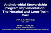 Antimicrobial Stewardship Program Implementation :  The  Hospital and Long-Term Care