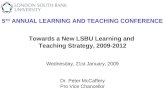 5 TH  ANNUAL LEARNING AND TEACHING CONFERENCE