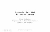 Dynamic Set ADT Balanced Trees