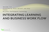 Integrating Learning and Business Work Flow