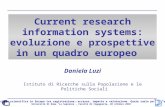 Current research information systems: evoluzione e prospettive in un quadro europeo