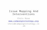 Issue Mapping And Interventions