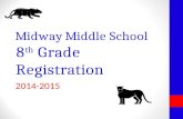 Midway Middle School 8 th  Grade Registration