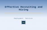 Effective Recruiting and Hiring