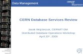 CERN Database Services Review