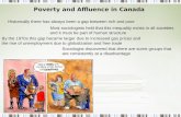 Poverty and Affluence in Canada