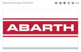 Abarth Press Day 27 02 2013