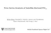 Time Series Analysis of Satellite-Derived PM 2.5