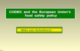 CODEX  and  the  European  Union’s   food  safety  policy