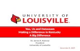 You, Us and Dataseam Making a Difference in Kentucky  A Big Difference