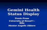 Gemini Health Status Display