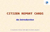 CITIZEN REPORT CARDS