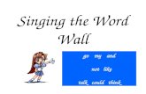 Singing the Word Wall
