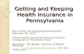 Getting and Keeping  Health Insurance in Pennsylvania