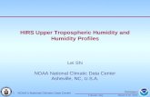 HIRS Upper Tropospheric Humidity and Humidity Profiles
