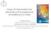 Value of information for planning and management of healthcare in India