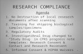 RESEARCH COMPLIANCE