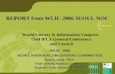 REPORT from WLIC 2006 SEOUL NOC