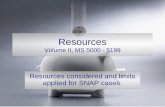 Resources Volume II, MS 5000 - 5199