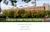 Campus-wide Faculty Meeting