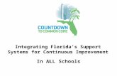 Integrating Florida’s Support Systems for Continuous Improvement